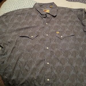 Men's cowboy paisley shirt